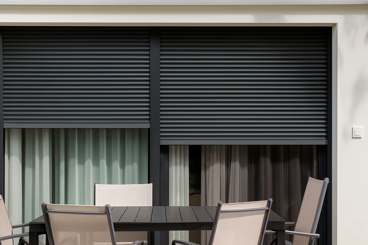 Совмещенный скрытый короб для роллет